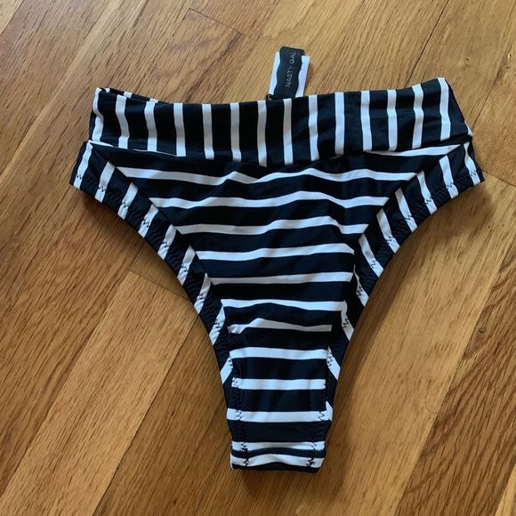 Nasty Gal striped bikini bottom. New. - Picture 3 of 4